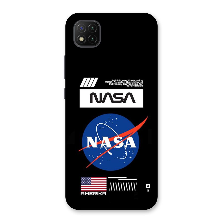 Nasa Zone Back Case for Poco C3