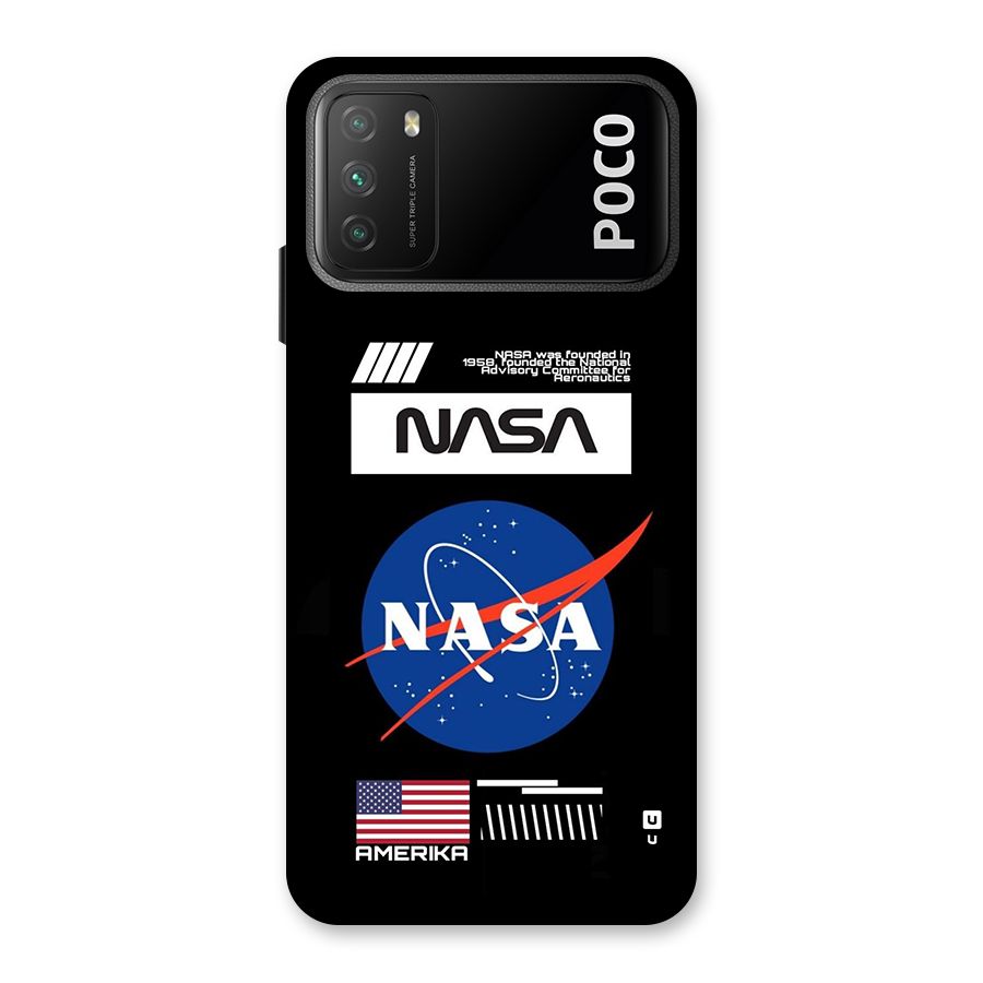 Nasa Zone Back Case for Poco M3