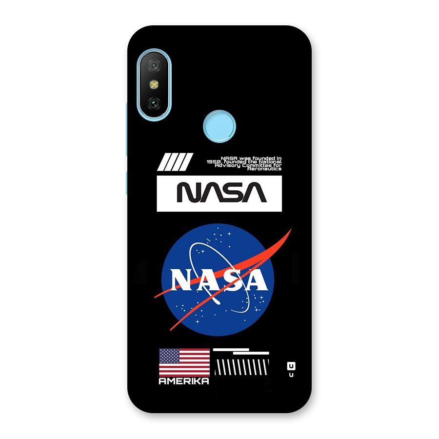 Nasa Zone Back Case for Redmi 6 Pro