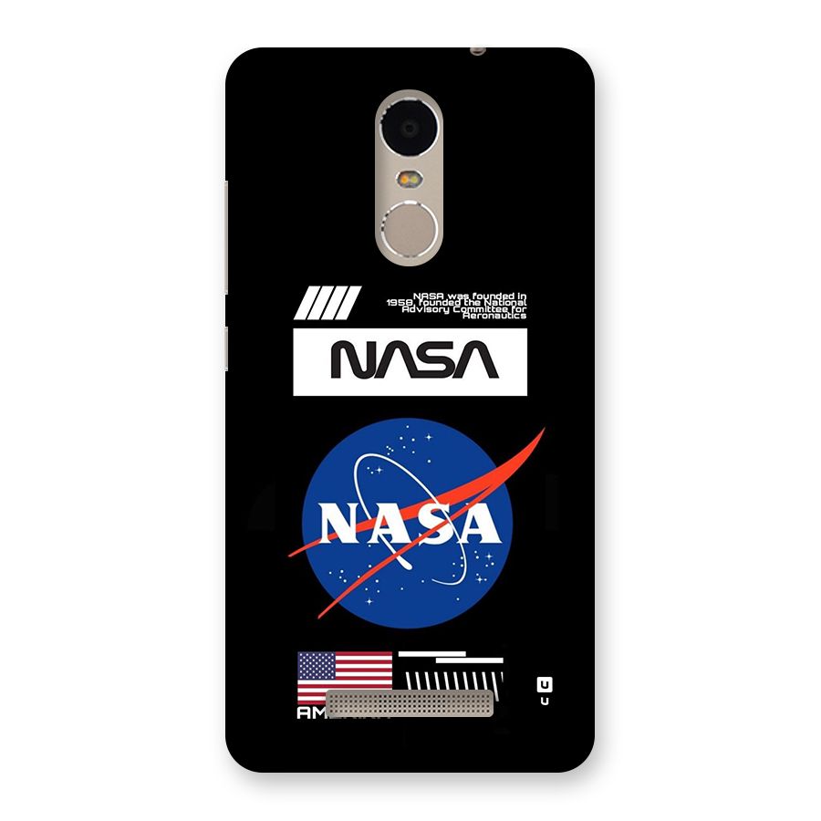 Nasa Zone Back Case for Redmi Note 3