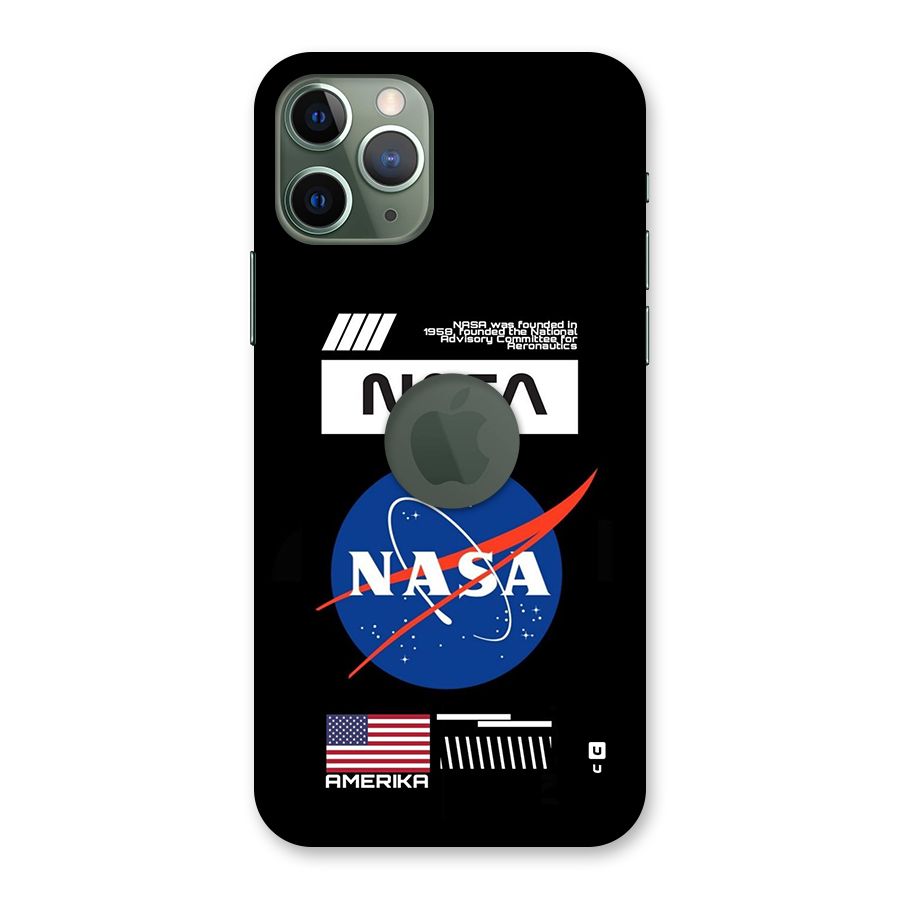 Nasa Zone Back Case for iPhone 11 Pro Logo Cut