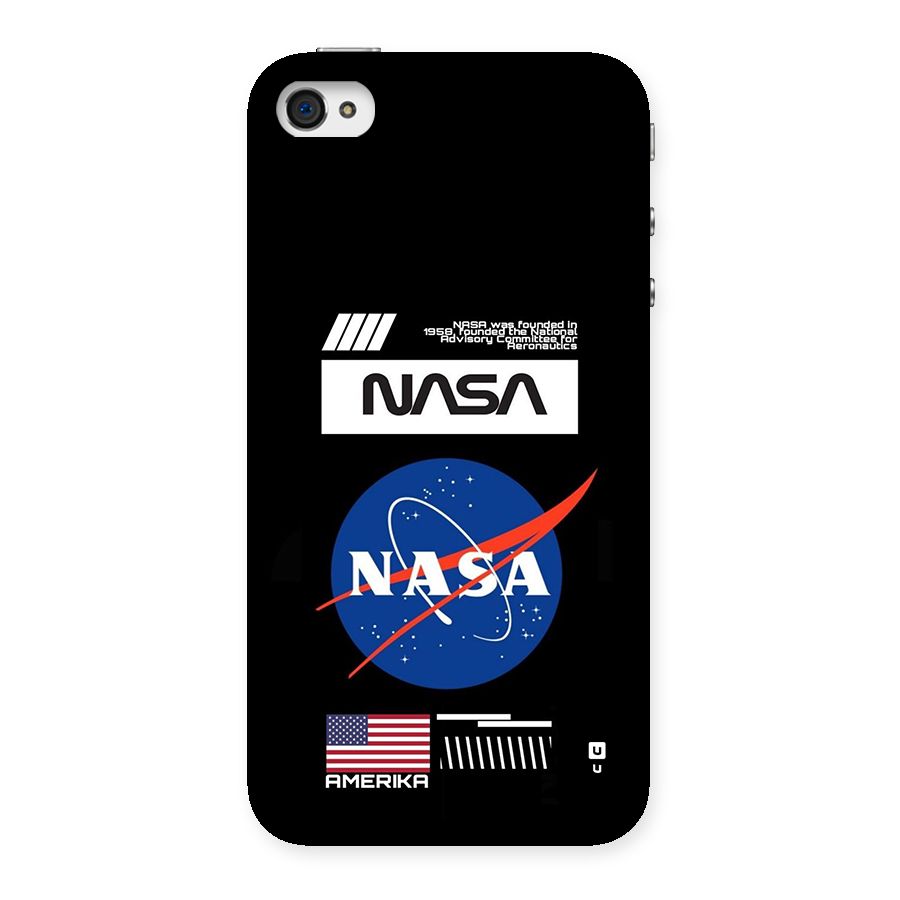 Nasa Zone Back Case for iPhone 4 4s