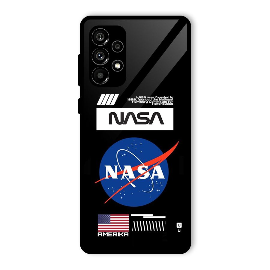 Nasa Zone Glass Back Case for Galaxy A73 5G