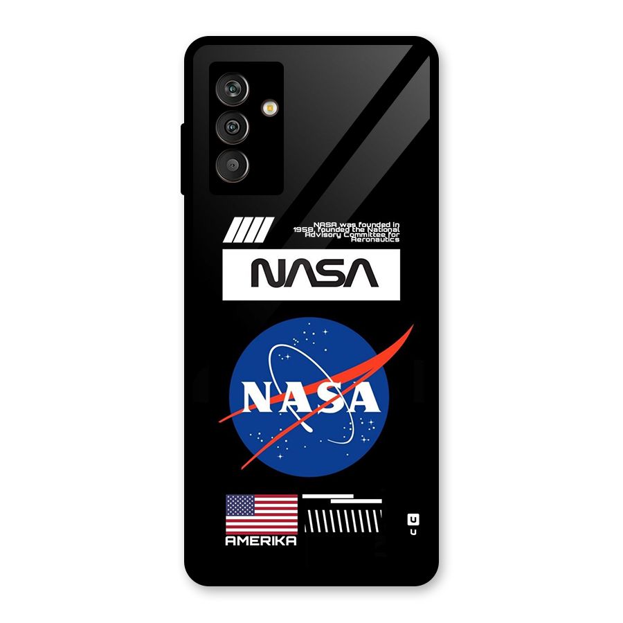 Nasa Zone Glass Back Case for Galaxy M13
