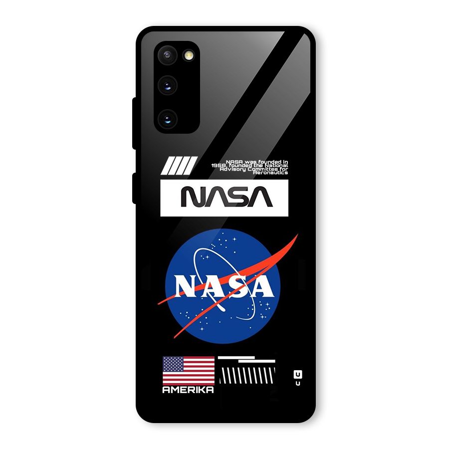 Nasa Zone Glass Back Case for Galaxy S20 FE