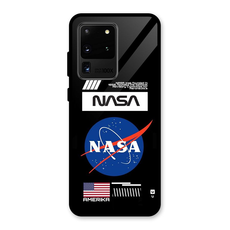 Nasa Zone Glass Back Case for Galaxy S20 Ultra