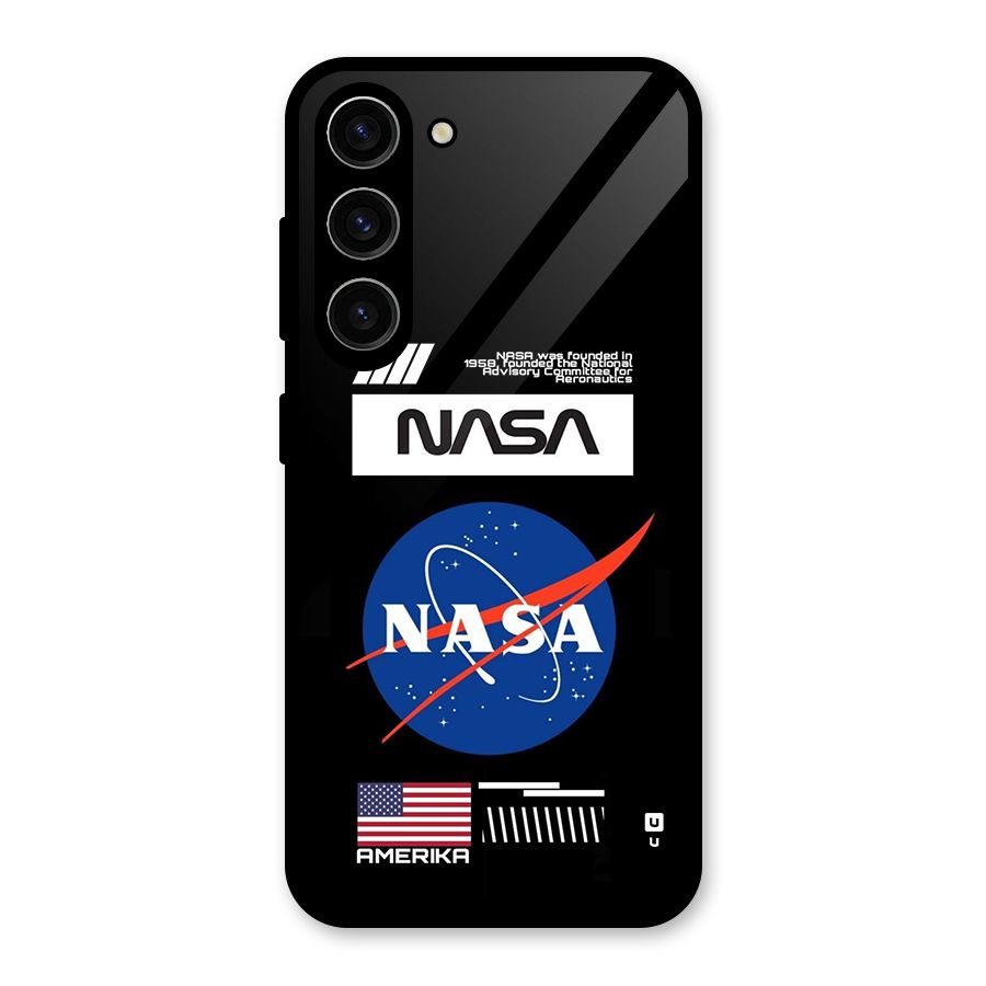 Nasa Zone Glass Back Case for Galaxy S23