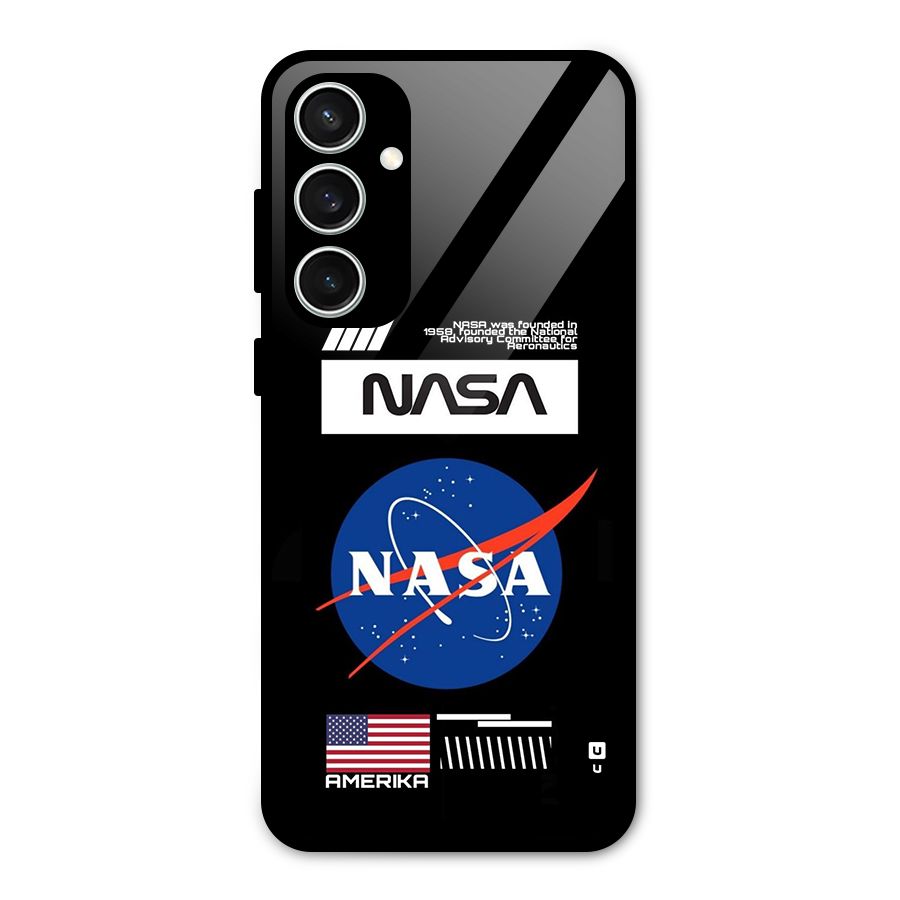 Nasa Zone Glass Back Case for Galaxy S23 FE