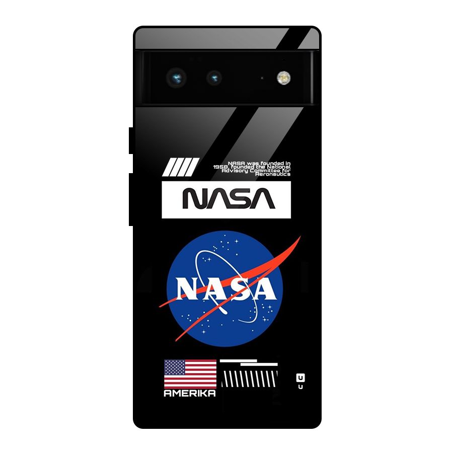 Nasa Zone Glass Back Case for Google Pixel 6
