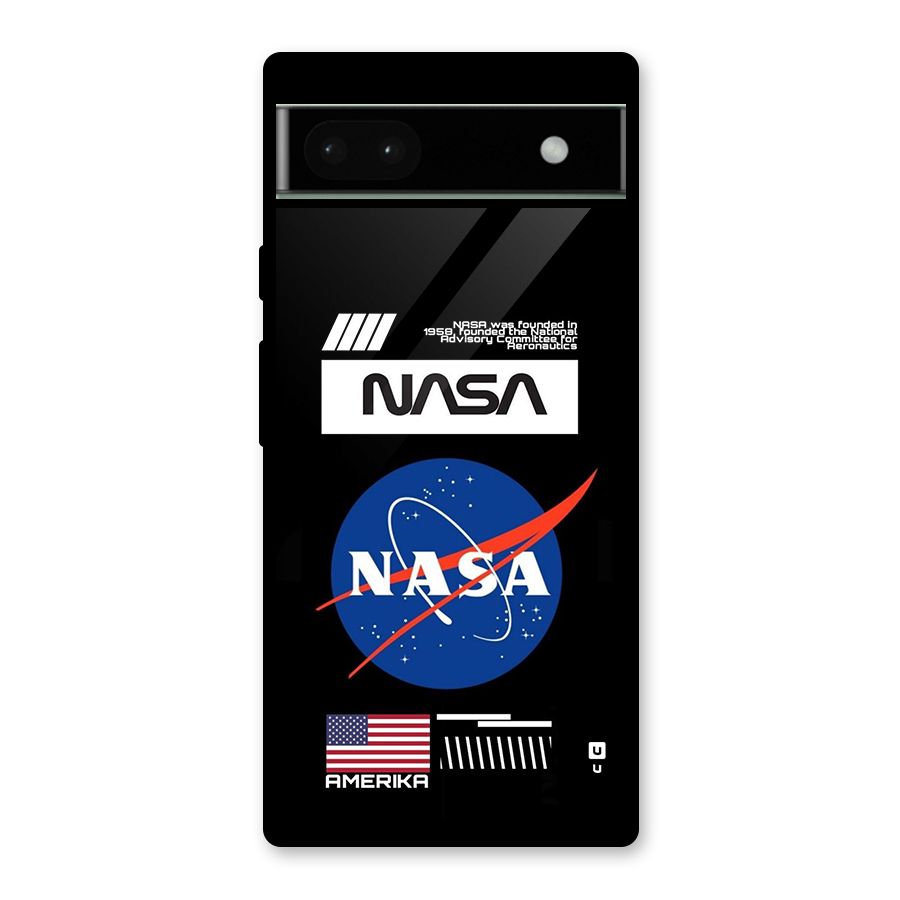 Nasa Zone Glass Back Case for Google Pixel 6a
