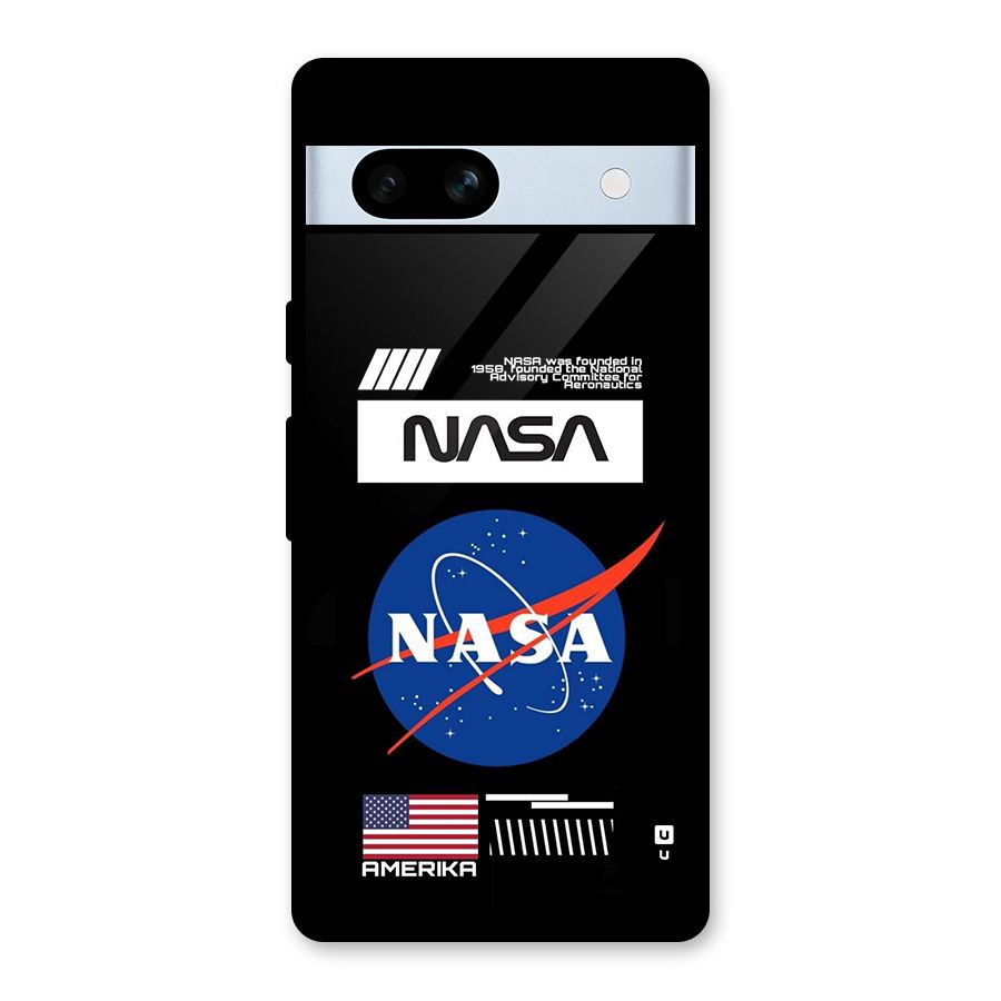 Nasa Zone Glass Back Case for Google Pixel 7a