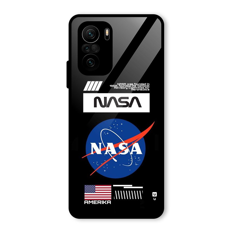 Nasa Zone Glass Back Case for Mi 11X Pro