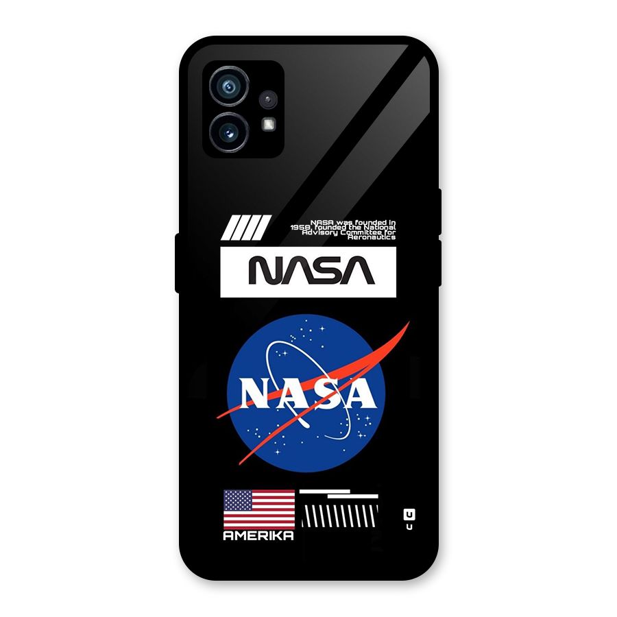 Nasa Zone Glass Back Case for Nothing Phone 1