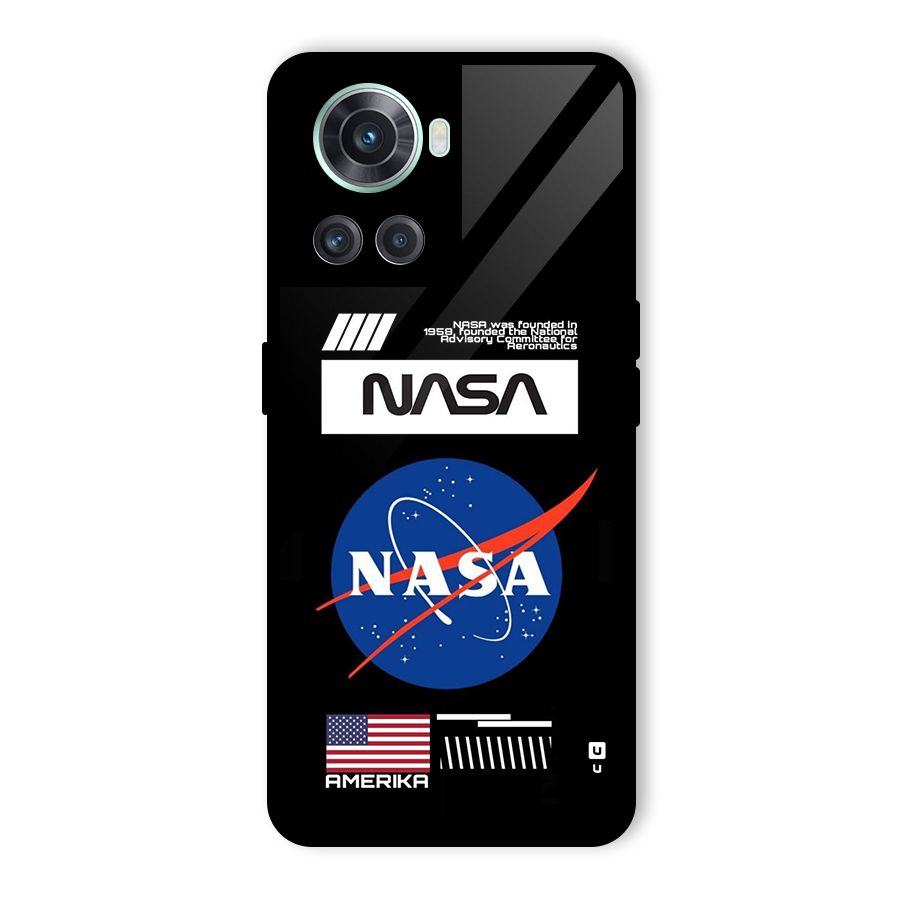 Nasa Zone Glass Back Case for OnePlus 10R