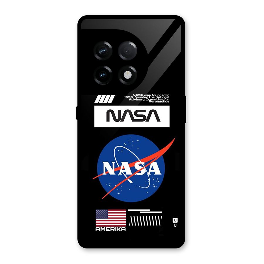 Nasa Zone Glass Back Case for OnePlus 11R