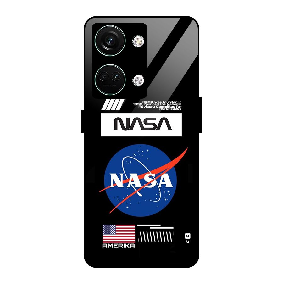 Nasa Zone Glass Back Case for Oneplus Nord 3
