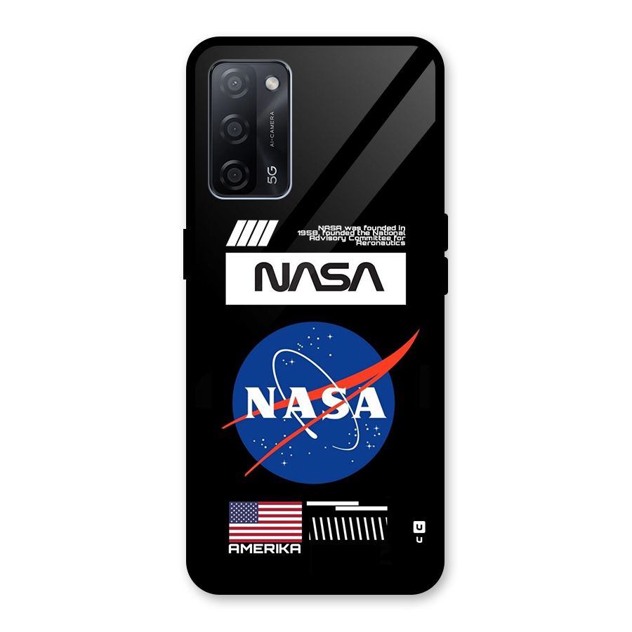 Nasa Zone Glass Back Case for Oppo A53s 5G