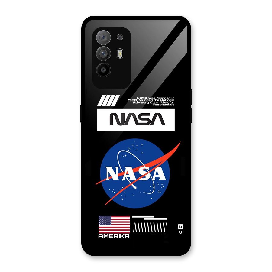 Nasa Zone Glass Back Case for Oppo F19 Pro Plus 5G