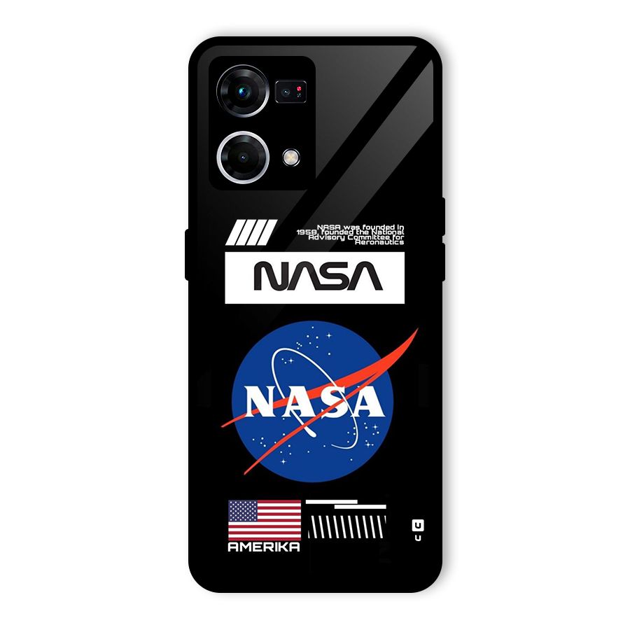 Nasa Zone Glass Back Case for Oppo F21 Pro 5G