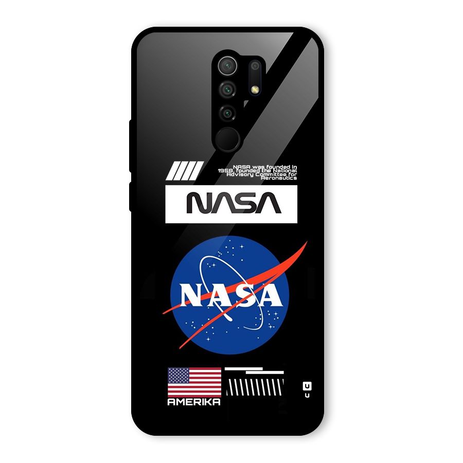 Nasa Zone Glass Back Case for Poco M2
