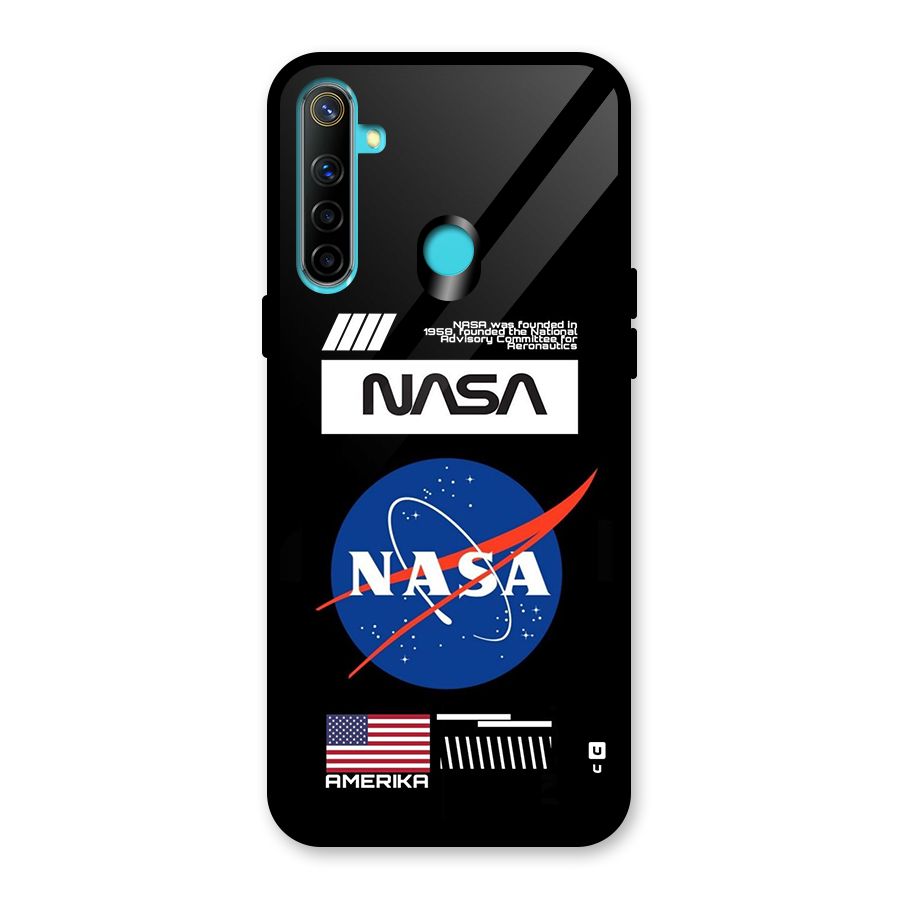 Nasa Zone Glass Back Case for Realme 5i