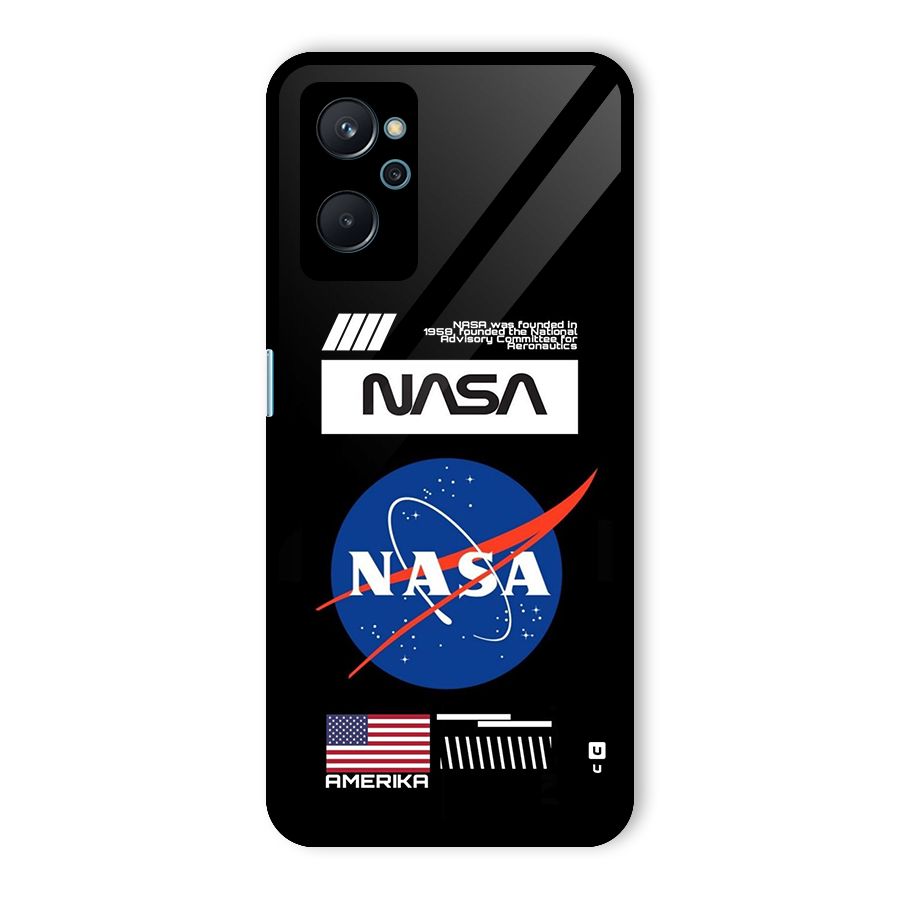 Nasa Zone Glass Back Case for Realme 9i