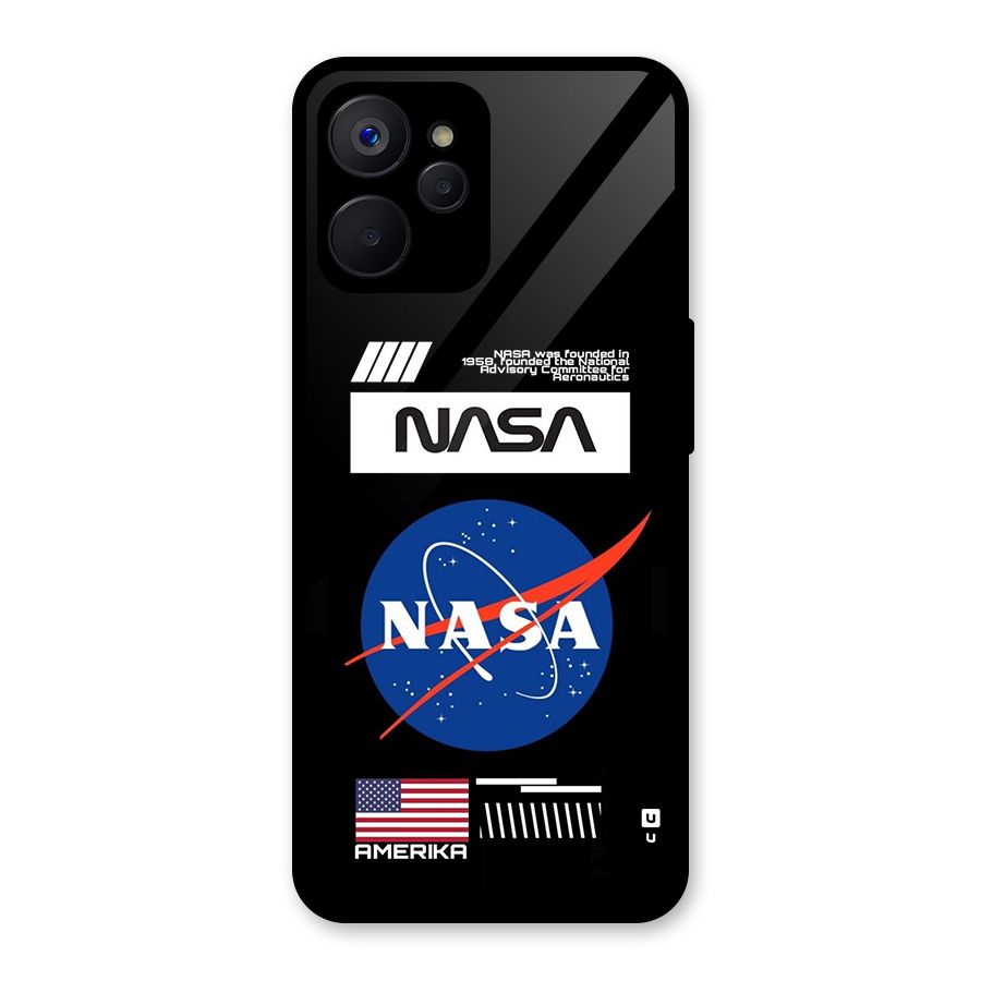 Nasa Zone Glass Back Case for Realme 9i 5G
