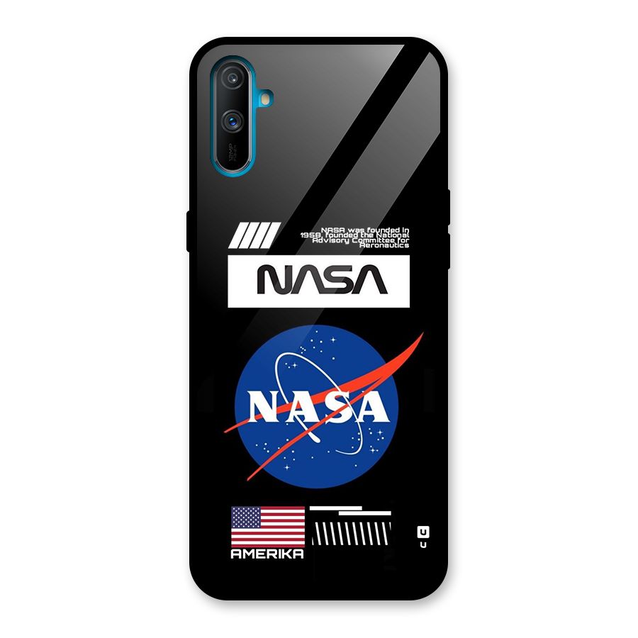 Nasa Zone Glass Back Case for Realme C3