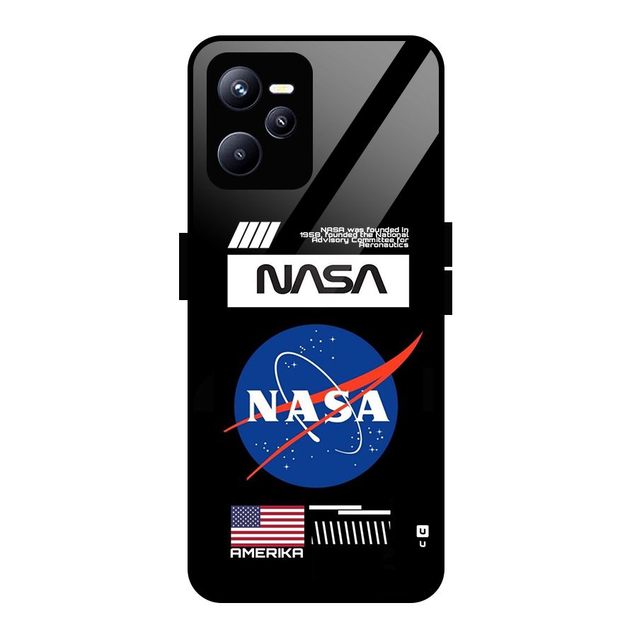 Nasa Zone Glass Back Case for Realme C35