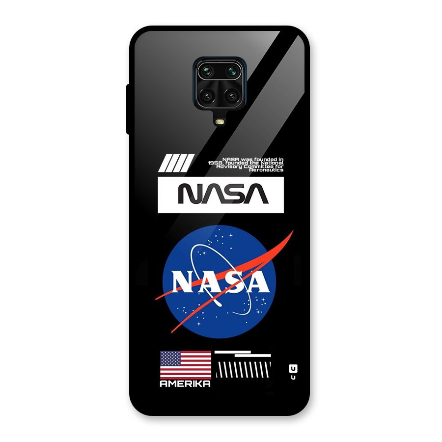 Nasa Zone Glass Back Case for Redmi Note 10 Lite