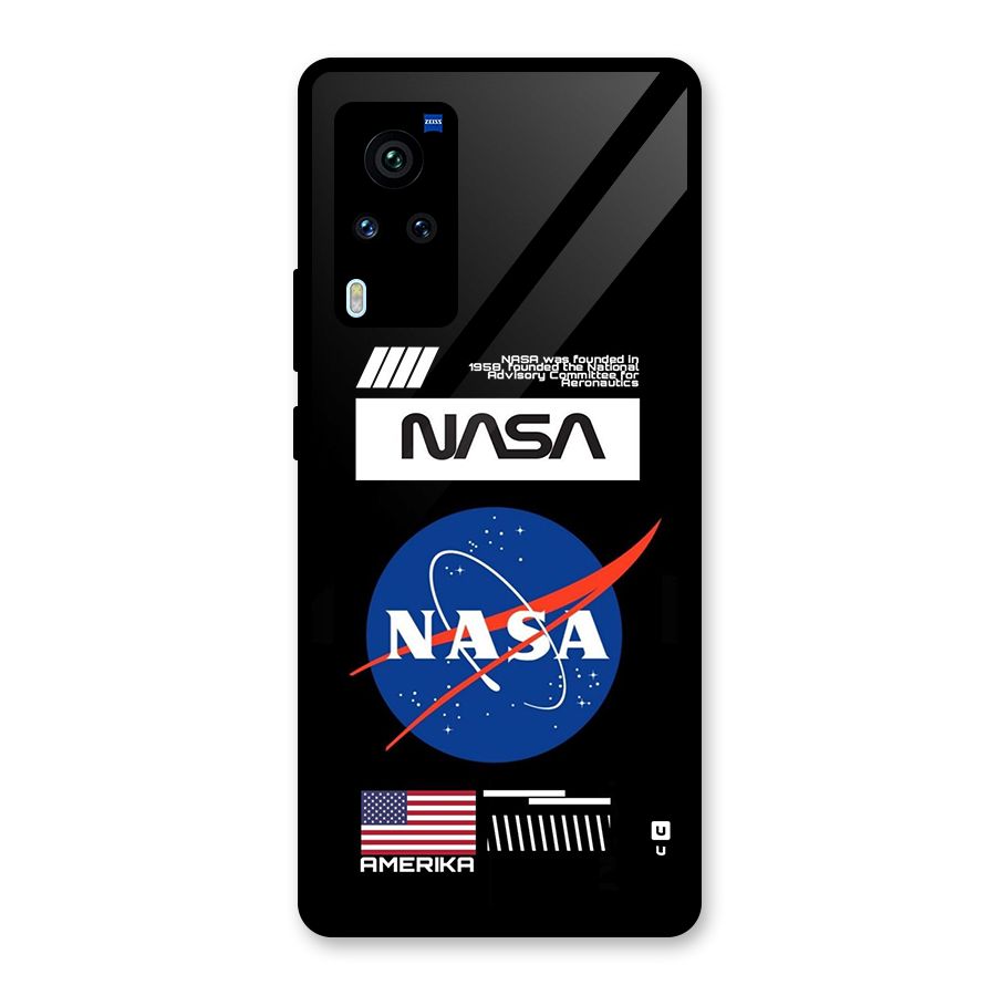 Nasa Zone Glass Back Case for Vivo X60 Pro
