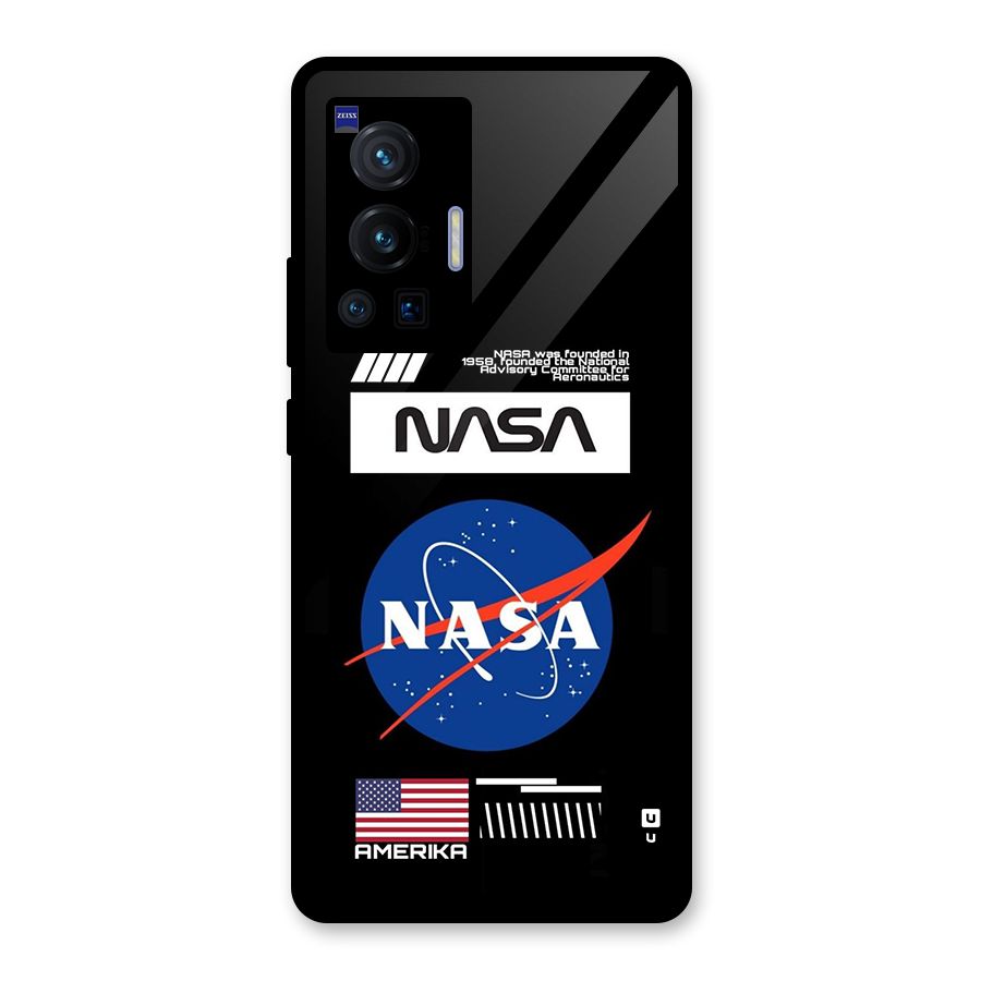 Nasa Zone Glass Back Case for Vivo X70 Pro