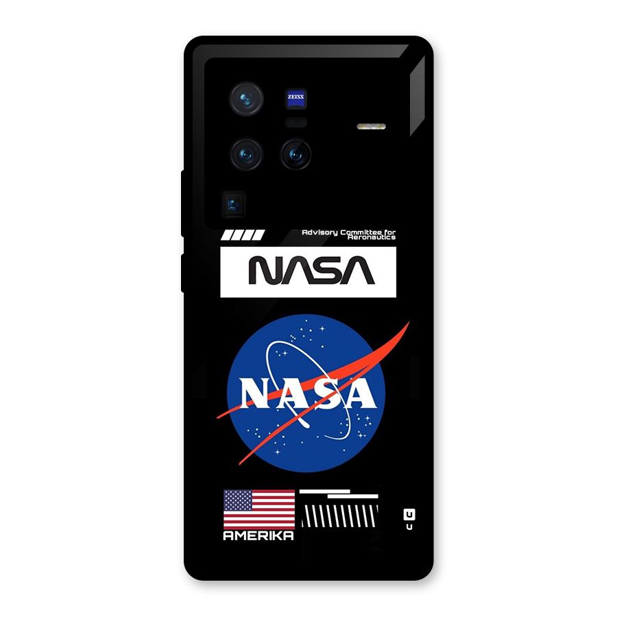 Nasa Zone Glass Back Case for Vivo X80 Pro
