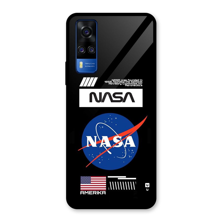 Nasa Zone Glass Back Case for Vivo Y51