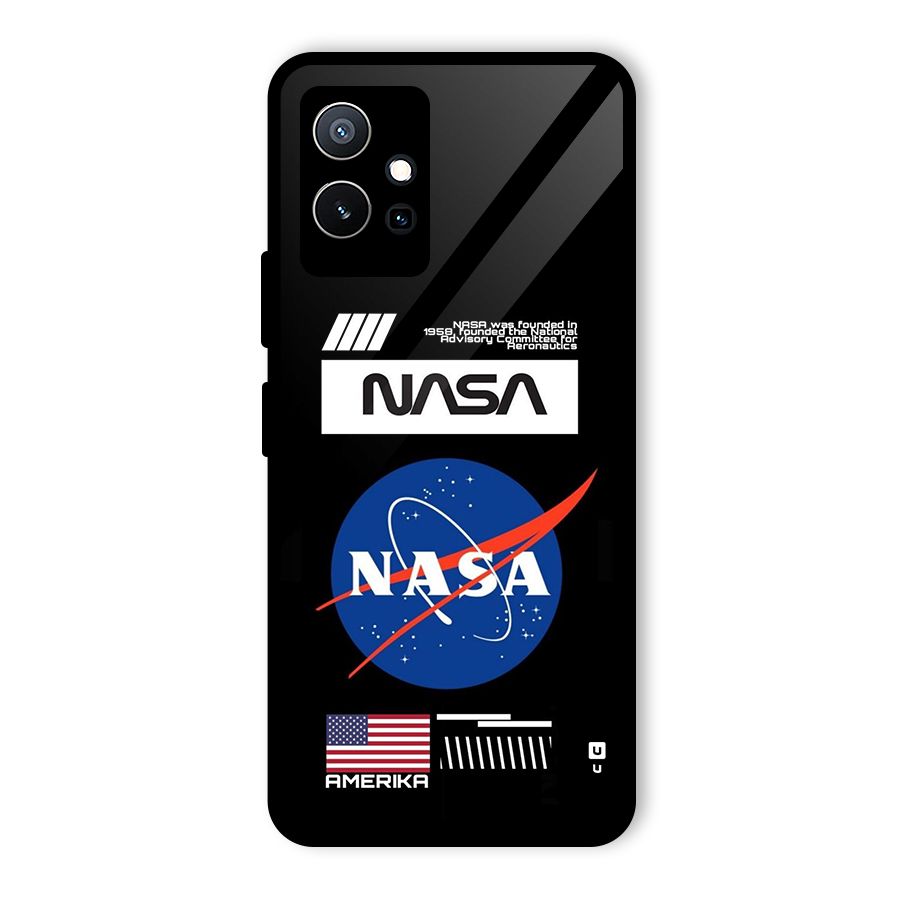Nasa Zone Glass Back Case for Vivo Y75 5G