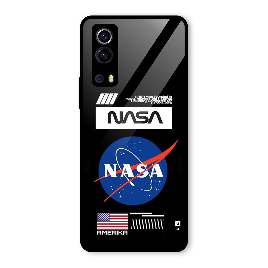 Nasa Zone Glass Back Case for Vivo iQOO Z3