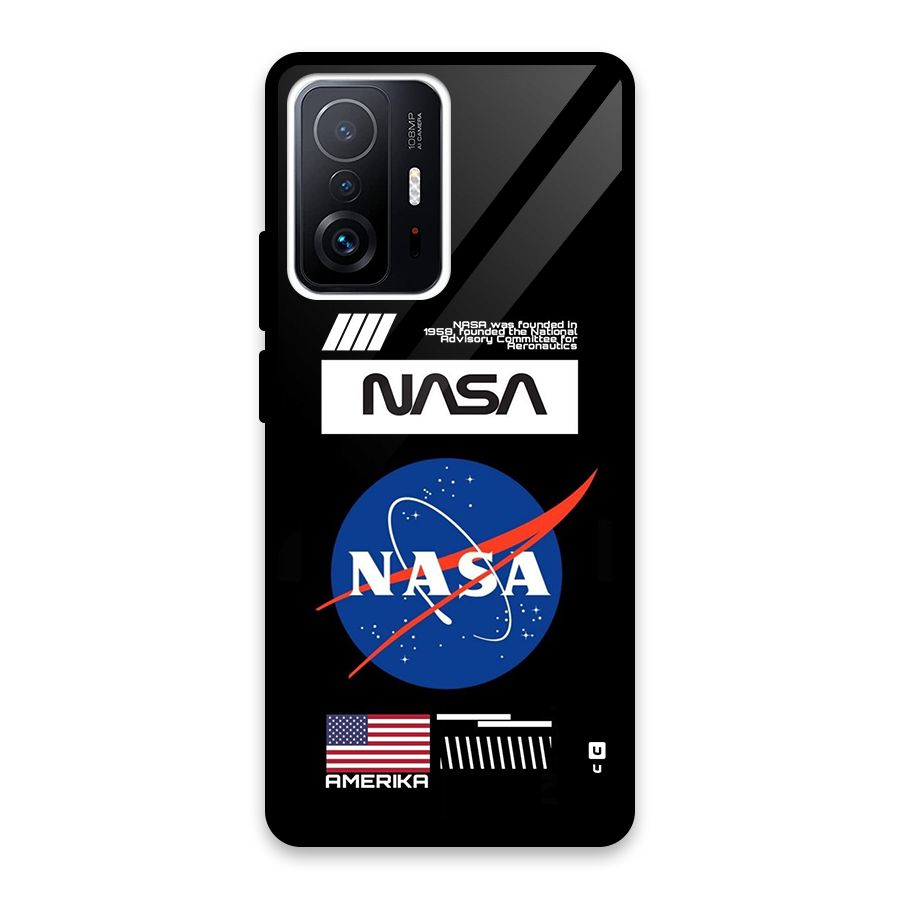 Nasa Zone Glass Back Case for Xiaomi 11T Pro