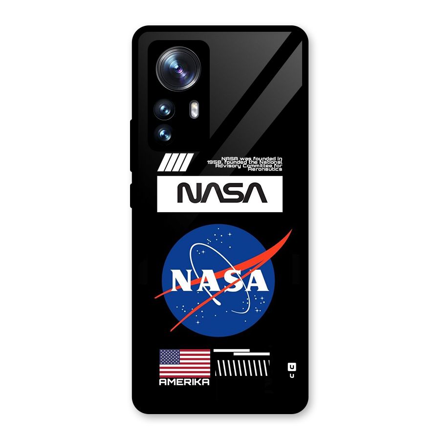 Nasa Zone Glass Back Case for Xiaomi 12 Pro