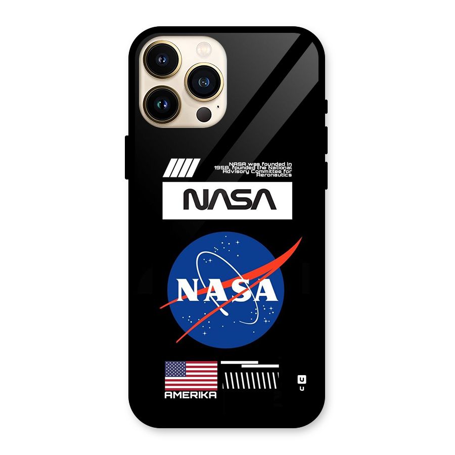 Nasa Zone Glass Back Case for iPhone 13 Pro Max