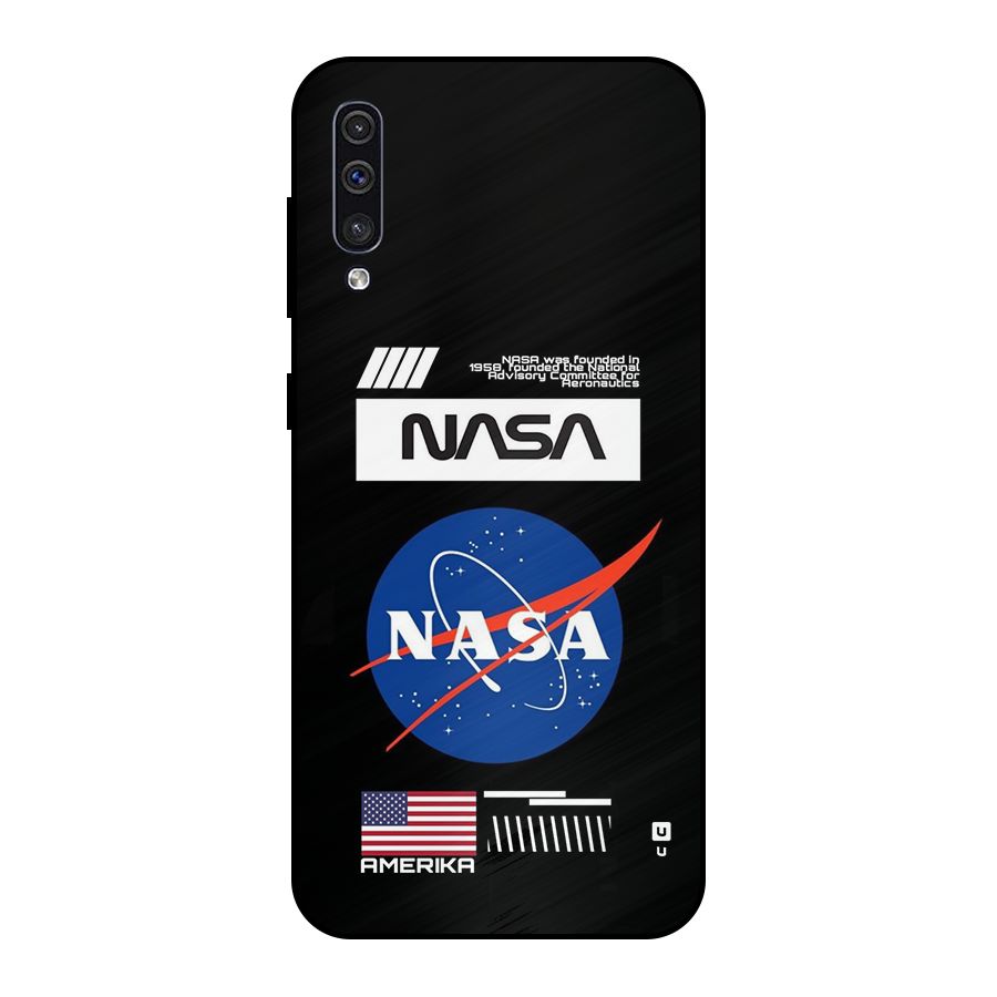 Nasa Zone Metal Back Case for Galaxy A50