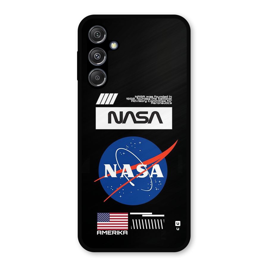 Nasa Zone Metal Back Case for Galaxy M34 5G