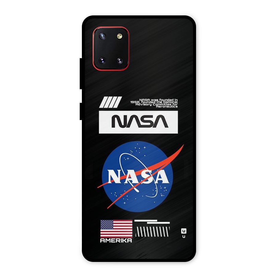 Nasa Zone Metal Back Case for Galaxy Note 10 Lite