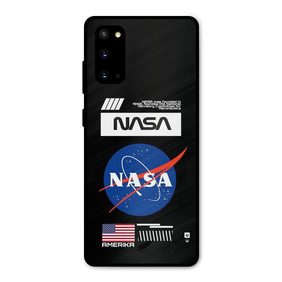 Nasa Zone Metal Back Case for Galaxy S20