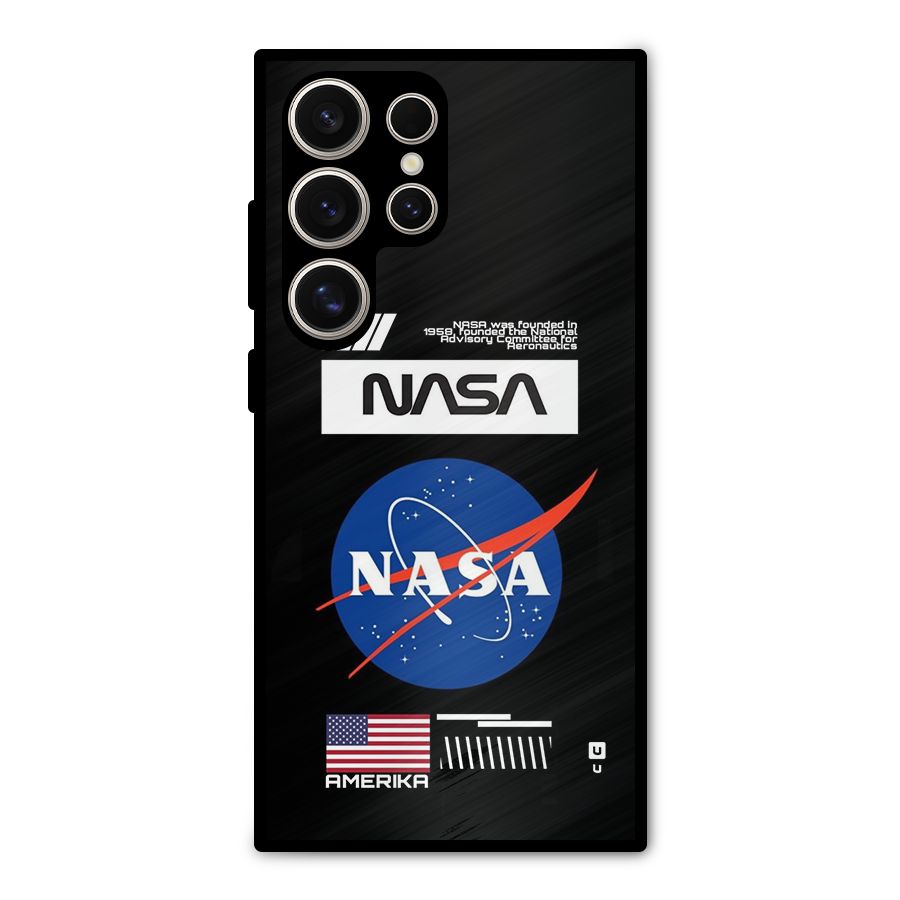Nasa Zone Metal Back Case for Galaxy S24 Ultra