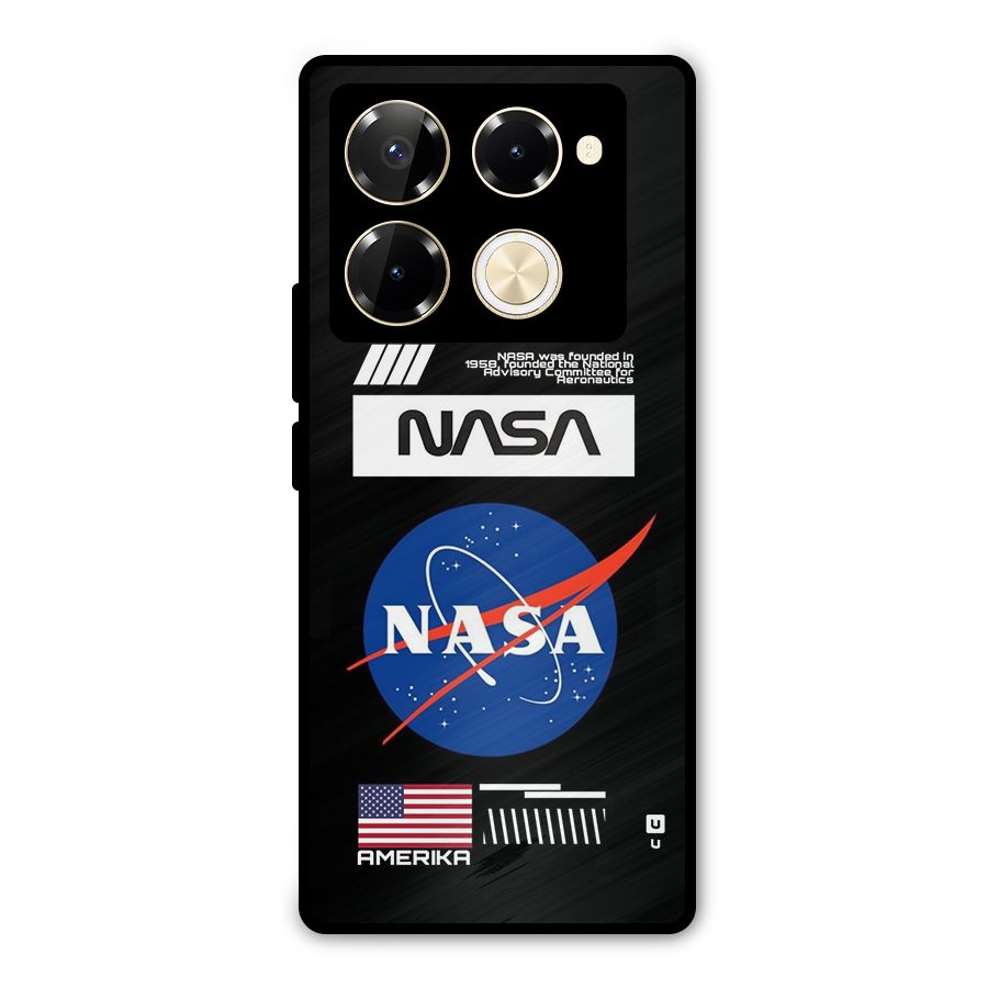 Nasa Zone Metal Back Case for Infinix Note 40 Pro Plus