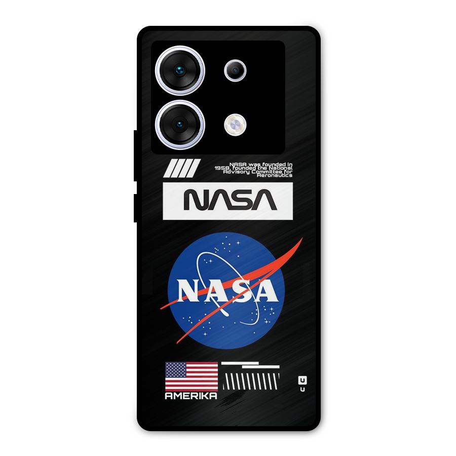 Nasa Zone Metal Back Case for Infinix Zero 30 5G