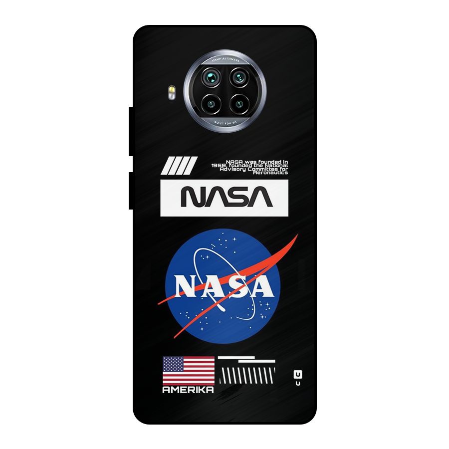 Nasa Zone Metal Back Case for Mi 10i
