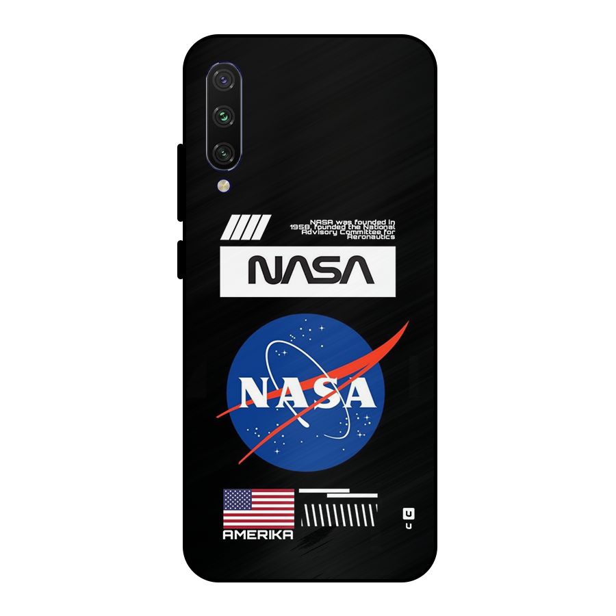 Nasa Zone Metal Back Case for Mi A3