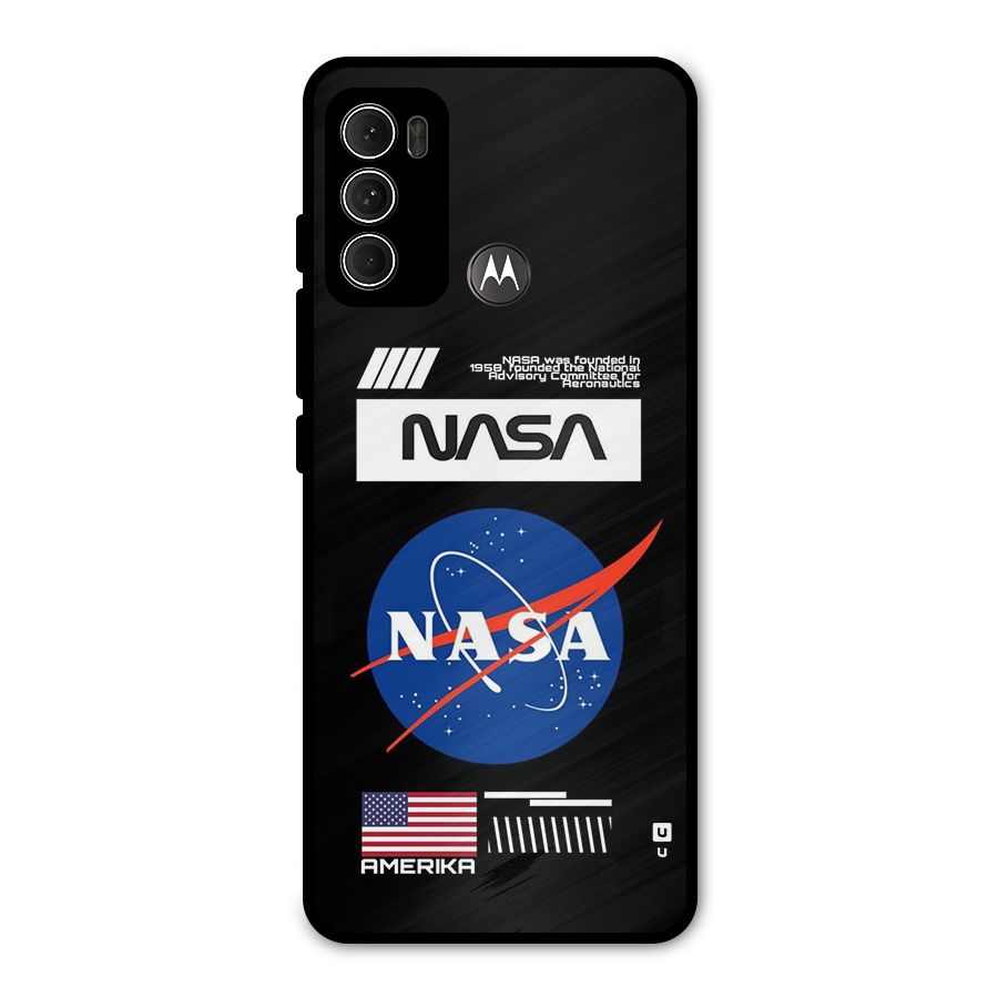 Nasa Zone Metal Back Case for Moto G60