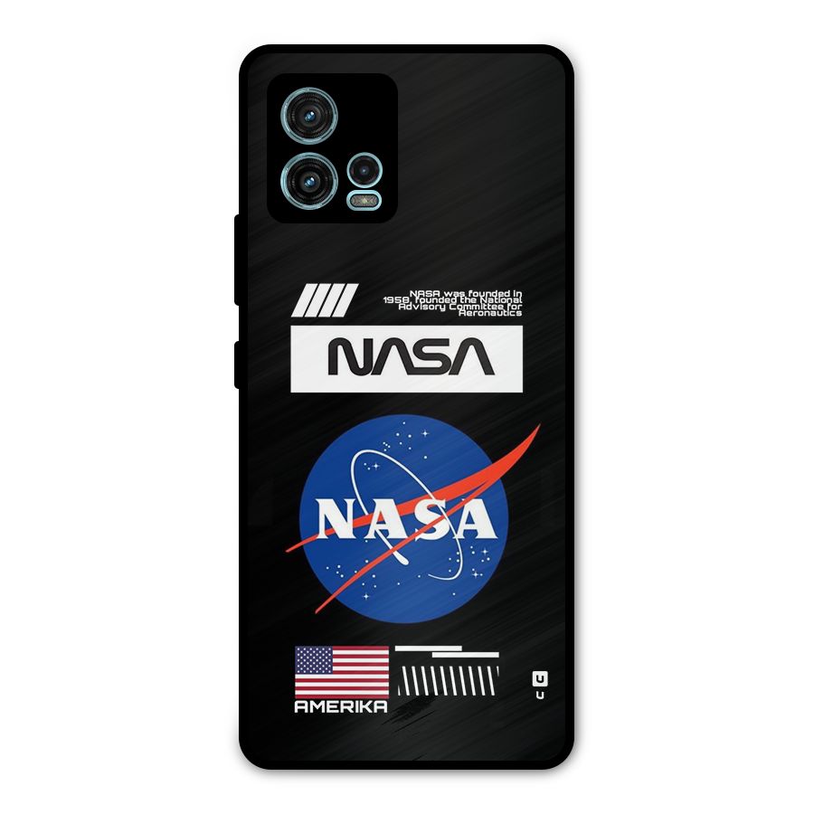 Nasa Zone Metal Back Case for Moto G72